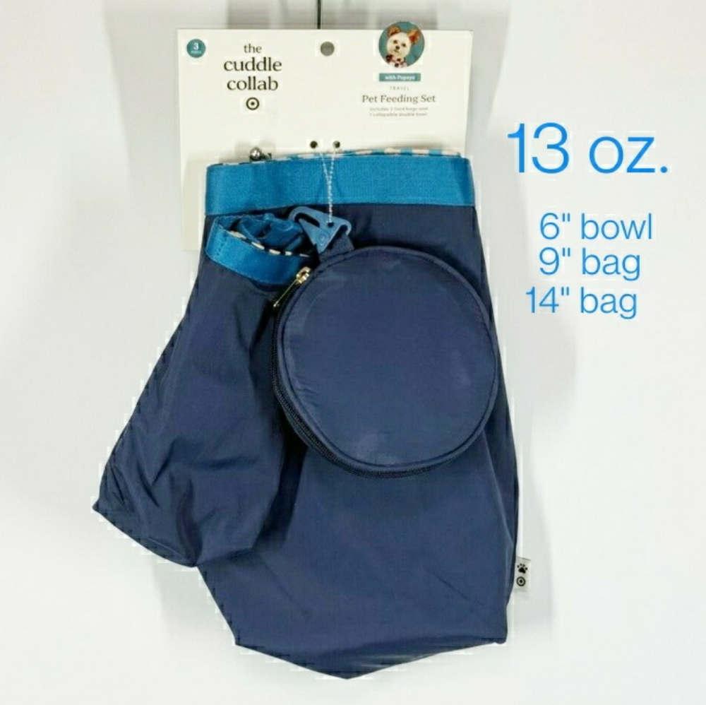 The Cuddle Collab Pet Feeding Set in Blue - TARGET